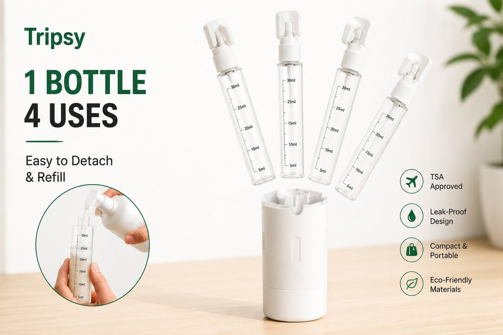 Tripsy™ 4-in-1 Travel Dispenser